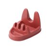 Household Cooking Spatula Pot Lid Cover Storage Stand Shelf Rack Kitchen Tool  - Red