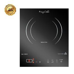 MegaChef Portable 1400W Single Induction Countertop Cooktop with Digital Control Panel - MC-1400