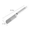 Potato Wave Knife Vegetable Planer Stainless Steel Stripe Cutting Equipment, Rolling Cutter, Wave Slicer Kitchen Accessories Gadget Tools