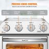 10QT Convection Air Fryer Oven Warm, Broil, Toast, Bake, Air Fry, Oil-Free, Stainless Steel - silver - Kitchen Appliances